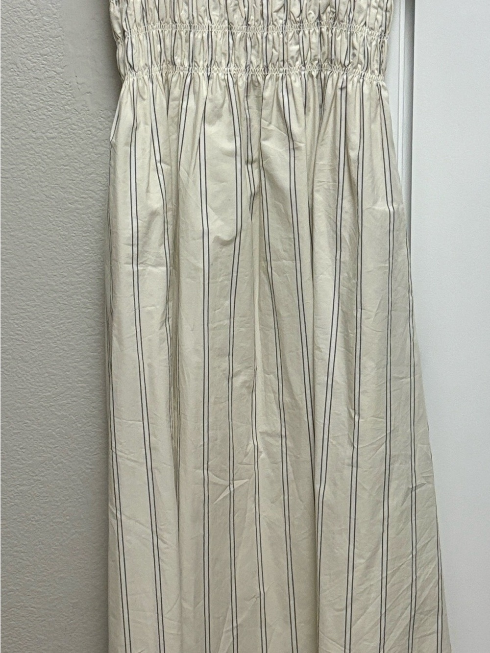 Rails Cream and Black Striped Midi Dress - Picture 5 of 6